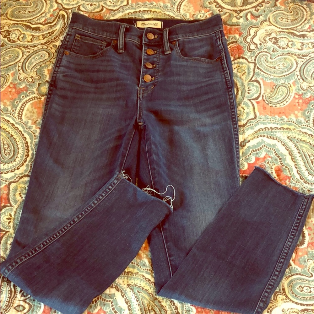 Madewell 10” skinny jeans in tencel stretch